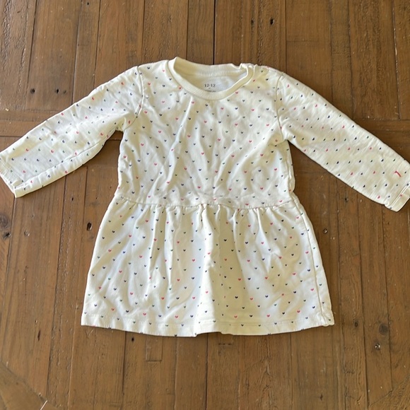 1212 white heart dress - Picture 1 of 6